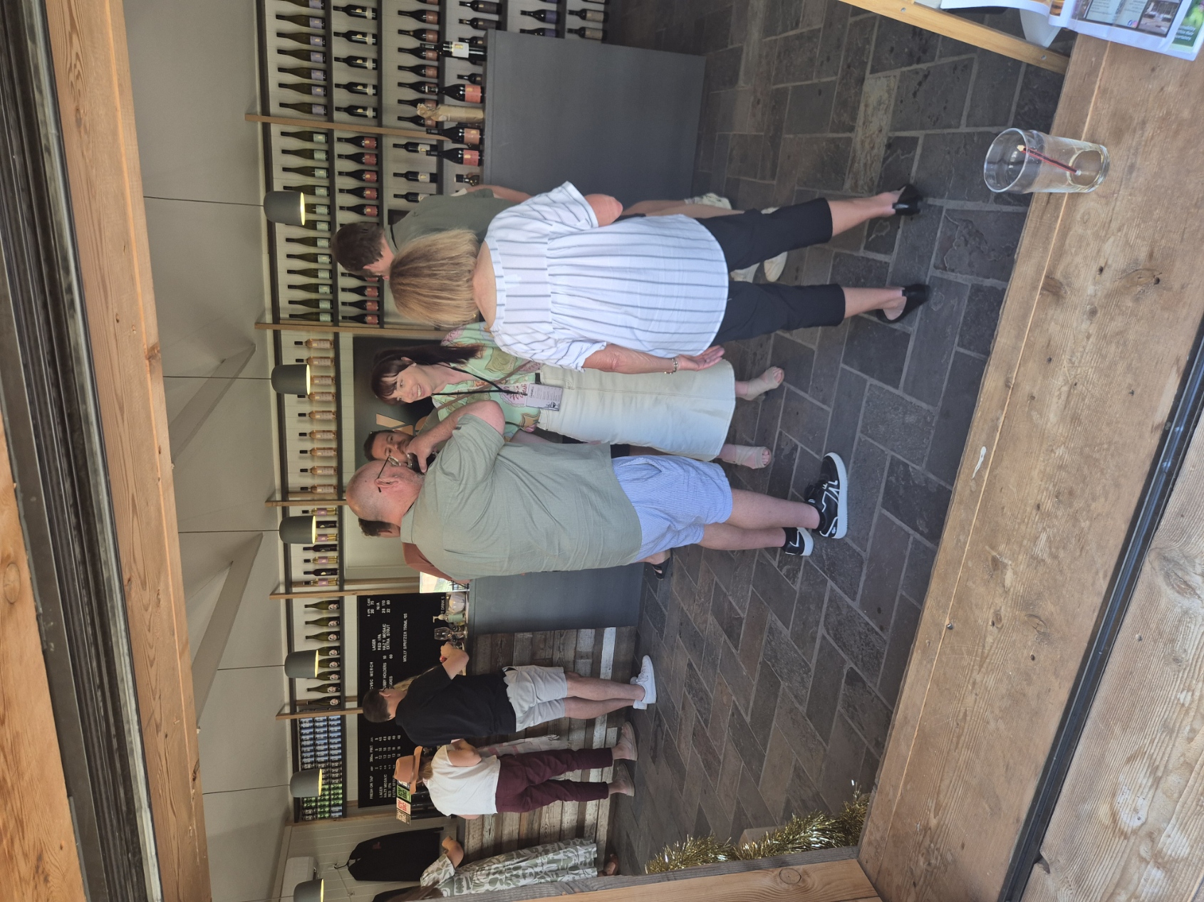 Guests gathered at the Clare Valley Brewing Co bar inside the Jeanneret Rd tasting room